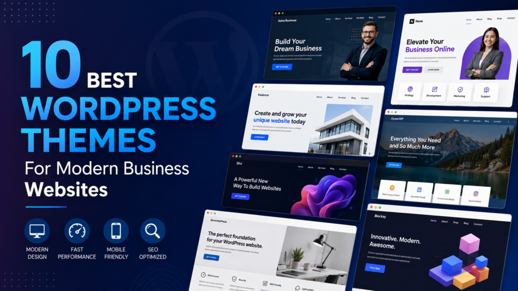 10 Best WordPress Themes for Modern Business Websites